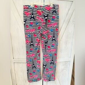 dELiA*s Fleece Pajama Pants Women’s Size XL Paris Eiffel Tower Poodle Dog Soft